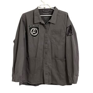 Disney Marvel Avengers Button Down Shirt